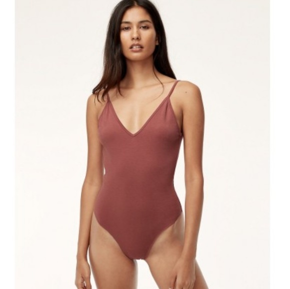 Aritzia Other - Wilfred Free Emily Bodysuit in "Apple Butter"